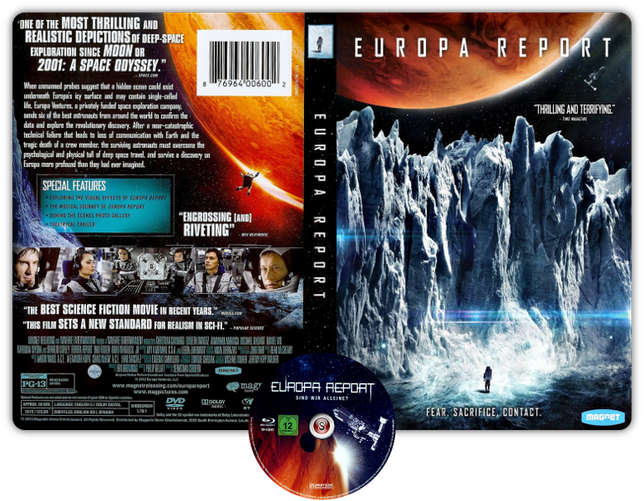 Europa report - Copertina DVD + CD