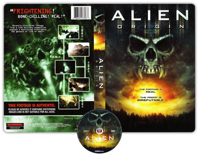 Alien origin - Copertina DVD + CD