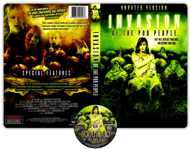 Invasion of the Pod People - Copertina DVD + CD