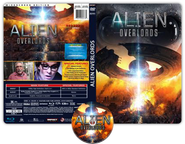 Alien overlords - Copertina DVD + CD 