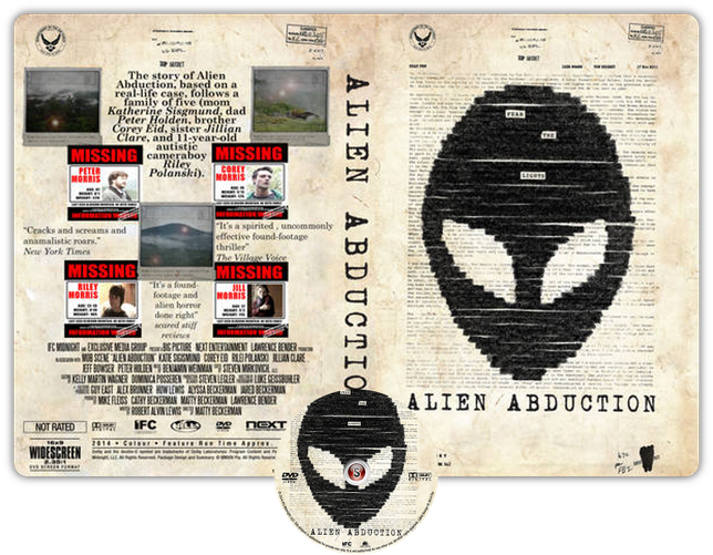 Alien abduction - Copertina DVD + CD