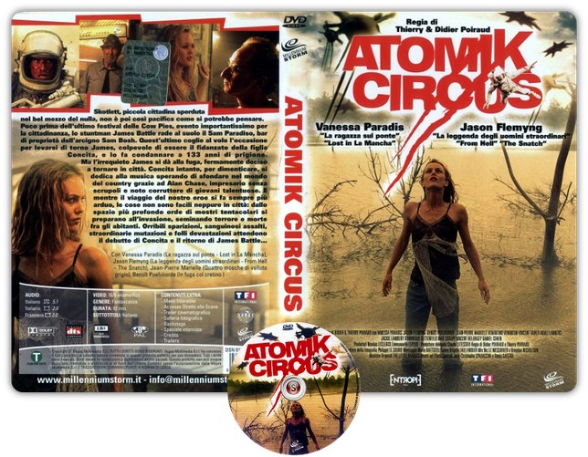 Atomik Circus - Copertina DVD + CD