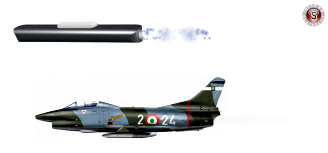 FIAT G-91, elaborazione grafica Silverland