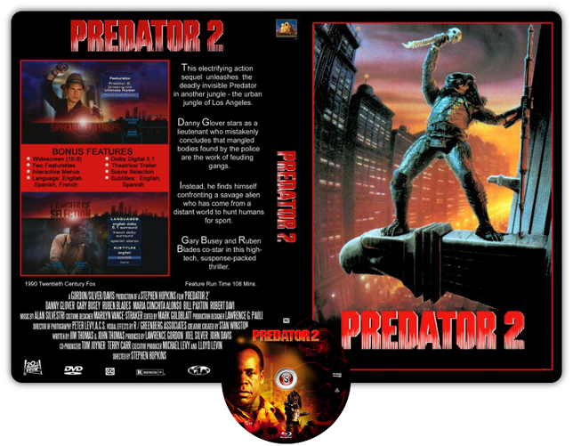 Predator 2 - Copertina DVD + CD