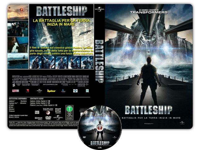 Battleship - Copertina DVD + CD