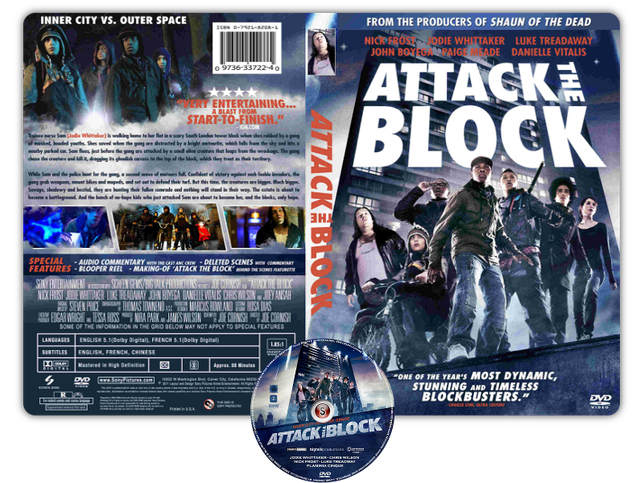 Attack the block  Copertina DVD + CD