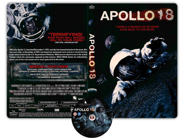 Apollo 18 - Copertina DVD + CD