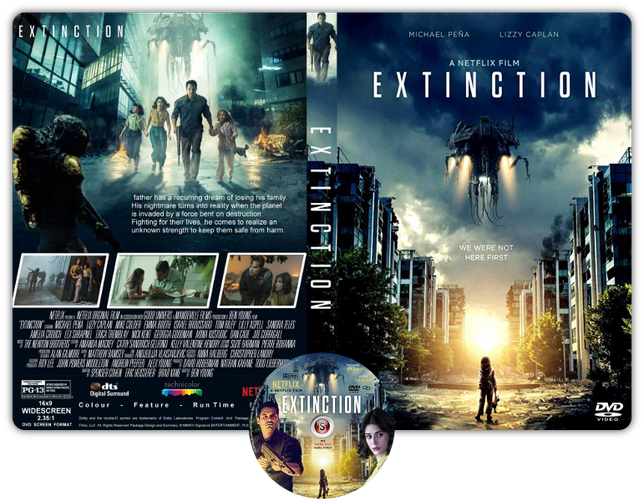Extinction - Copertina DVD + CD