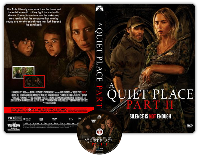 A quiet place 2 - Copertina DVD + CD