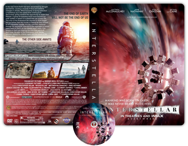 Interstellar - Cover DVD + CD 
