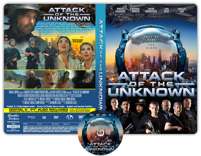 Attack of the unknown Copertina DVD + CD