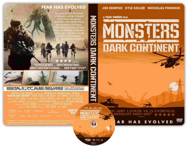 Monsters Dark Continent - Cover DVD