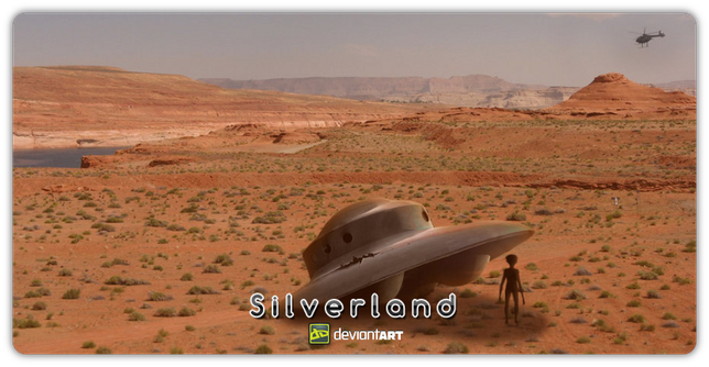 Desert UFO Crash - by Thyrring