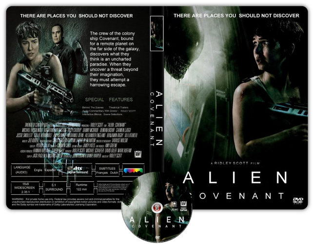 Alien Covenant - Copertina DVD + CD