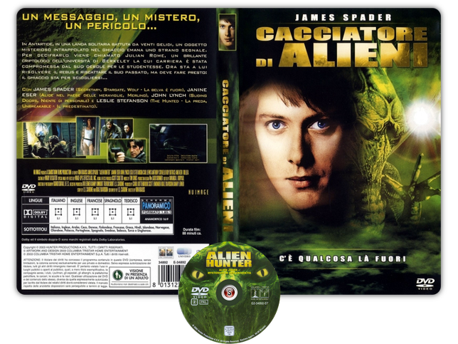 Alien Hunter - Il Cacciatore di alieni - Copertina DVD + CD