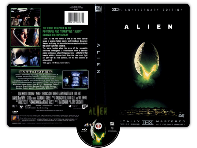 Alien - Copertina DVD + CD