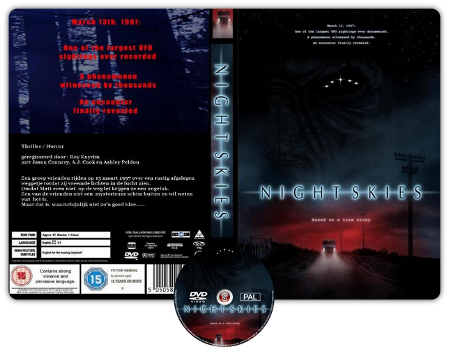Night skies  - Copertina DVD + CD
