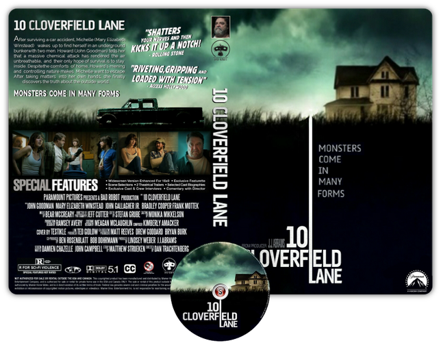 10 Cloverfield lane - Copertina DVD + CD