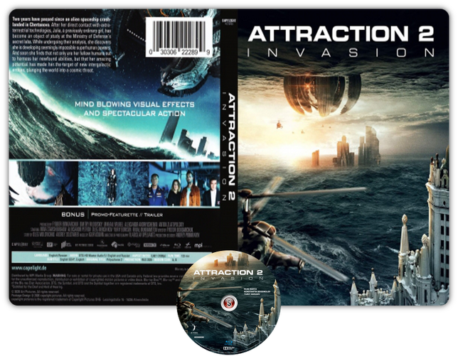 Attraction 2 invasion - Locandina - Copertina DVD + CD