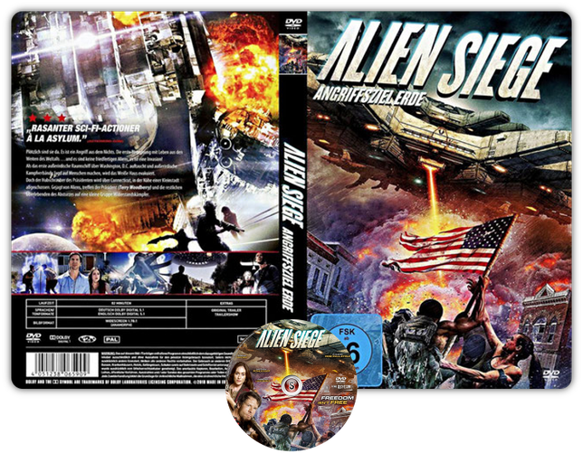 Alien Siege - Copertina DVD + CD