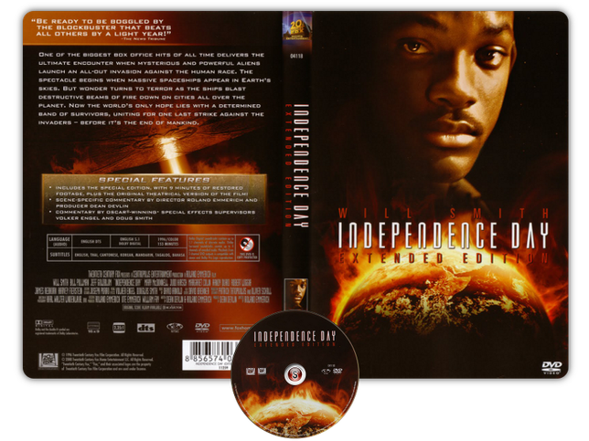 Independence day Copertina DVD + CD