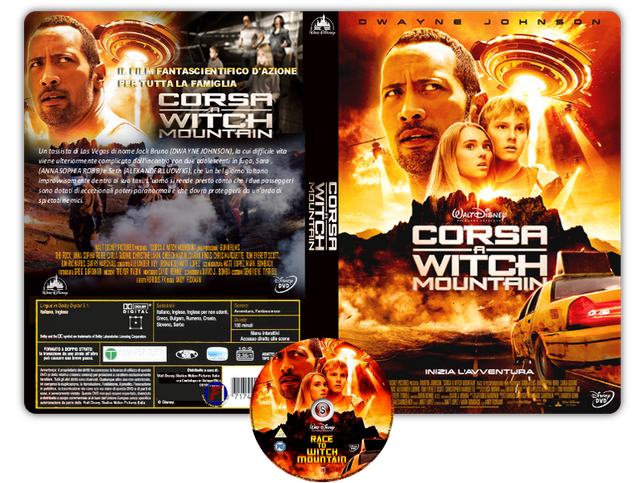 Corsa a Witch Mountain - Race to Witch Mountain - Copertina DVD + CD