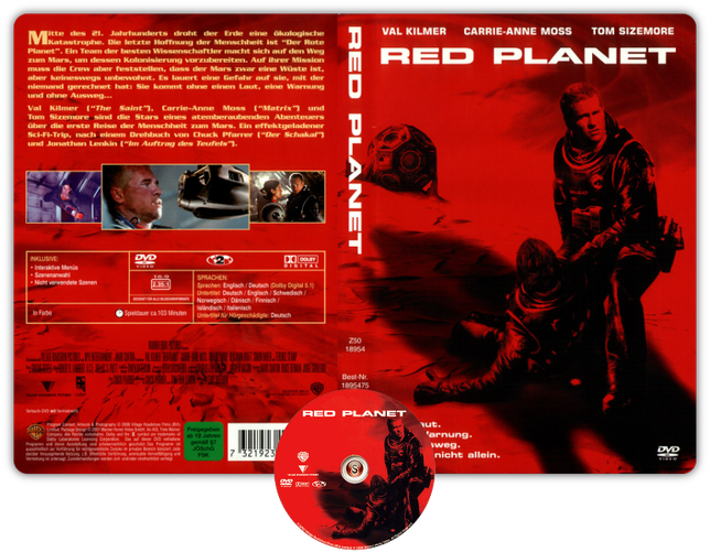 Red planet - Pianeta rosso Copertina DVD + CD