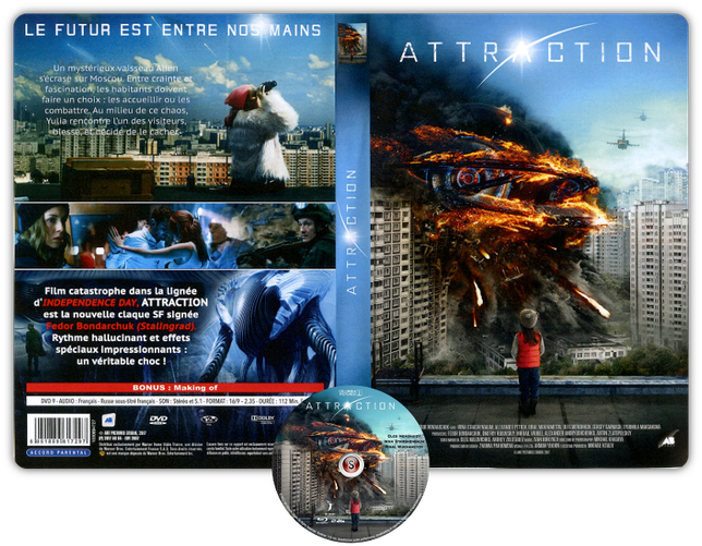 Attraction - Copertina DVD + CD