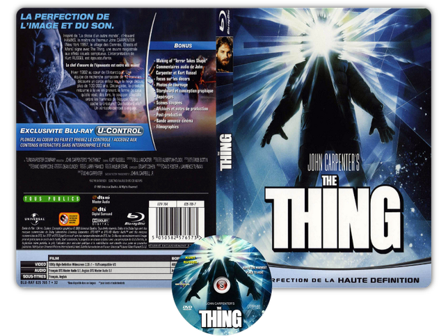 La cosa - The thing - Copertina DVD + CD