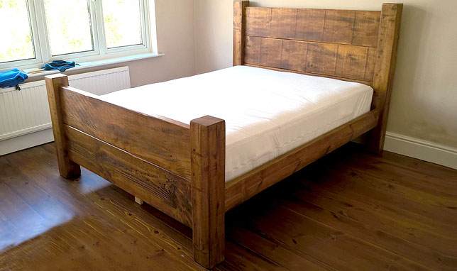 Кровать стиль лофт,кровать рустик,кровать деревянная