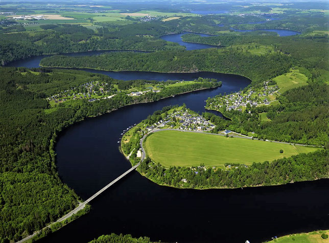 Luftbild von Saaldorf am Thüringer Meer