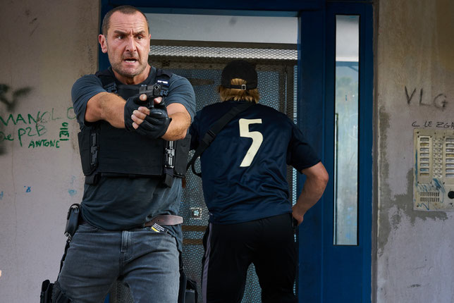 Gilles Lellouche est l'un des trois policiers au centre du film (©Jérôme Macé/Chifoumi Productions).