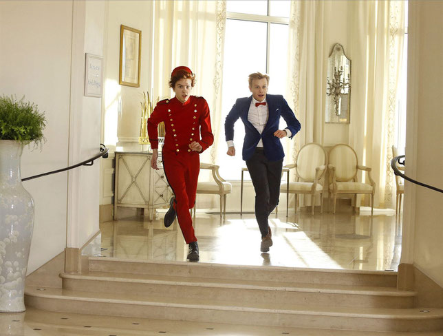 Thomas Solivérès (à gauche) et Alex Lutz interprètent Spirou et Fantasio (©Fidélité Films).