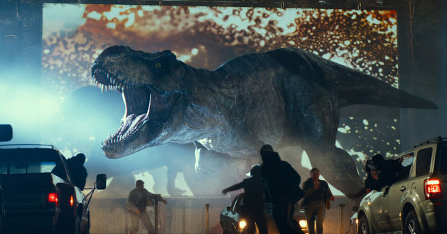 Les dinosaures cohabitent désormais avec l'espèce humaine, et ce n'est pas toujours facile (©Universal Pictures/Amblin Entertainment).