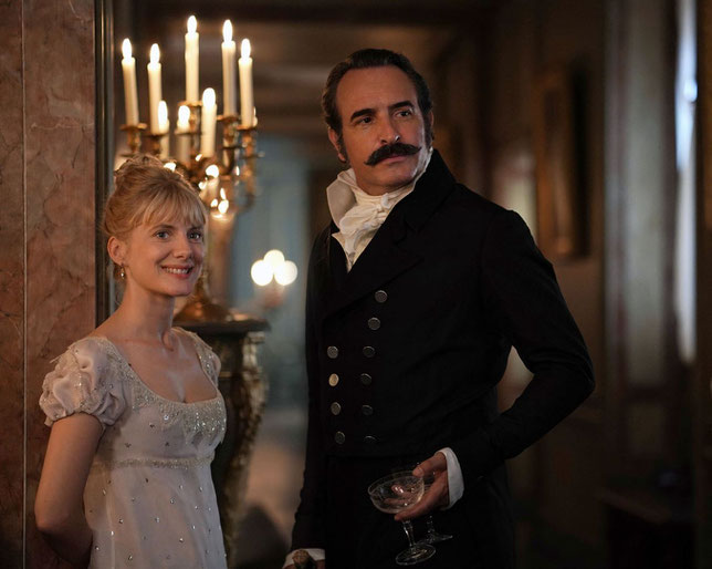 Mélanie Laurent et Jean Dujardin oscillent entre duel et duo (©Christophe Brachet/JD Prod/StudioCanal).