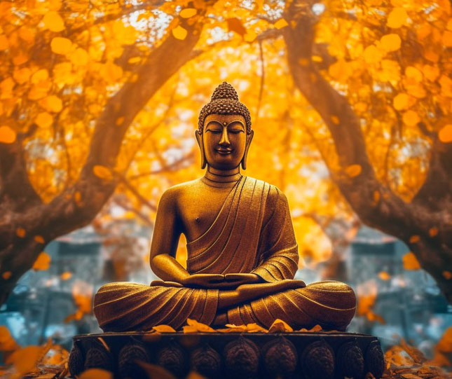 A statue of the Buddha. Source: https://pixabay.com/photos/buddha-statue-zen-china-buddha-3434552/