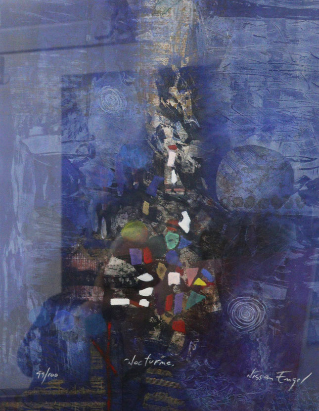 Nocturne, (Original-Grafik), 80 x 100 cm