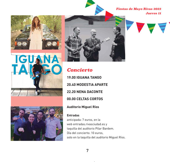 Programa de las Fiestas de Mayo en Rivas Vaciamadrid