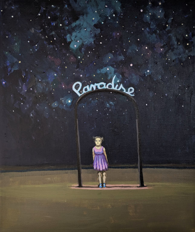 paradise - Acryl auf Leinwand, 60x50cm, 2019