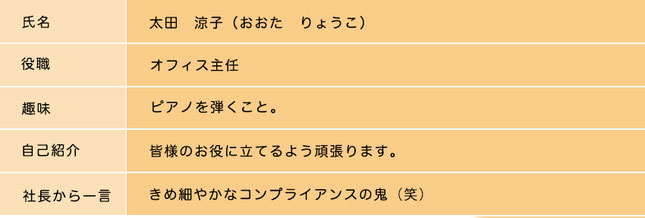 株式会社マイスター　スタッフ紹介　太田　涼子