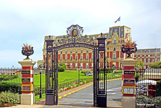 Villa Eugenie à Biarritz aujourd'hui Hôtel du palais royal. - photo Dennis jarvis