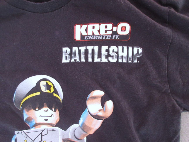 Kre-o kreo battleship hasbro staff t-shirt building bricks blocks lego uss missouri