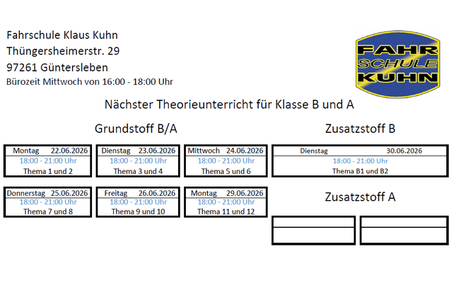 fahrschule-kuhns Webseite!