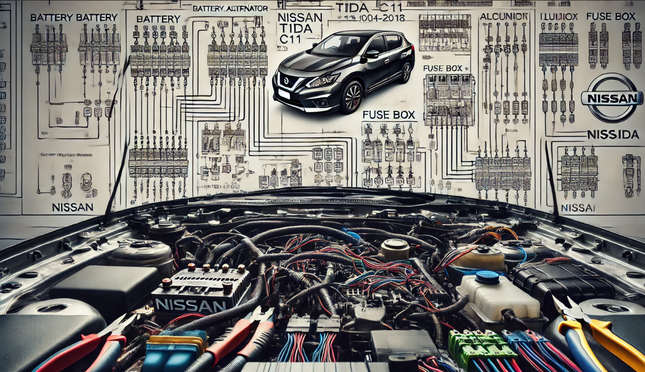Nissan Tiida C11 2004-2018 Electrical Wiring Diagram
