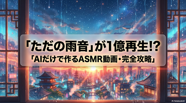 「ただの雨音動画」が1億再生される時代