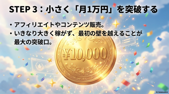 小さく収益化する