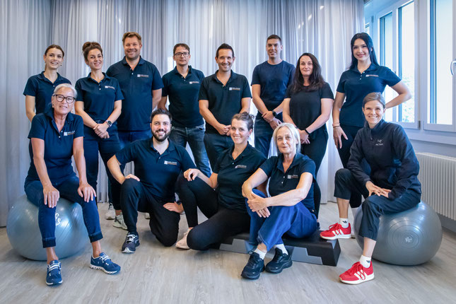Physiotherapeuten team Wellsana Basel