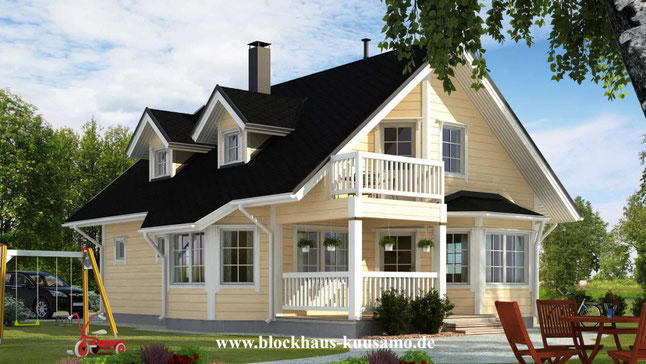 Entwurf: Blockhaus planen - Holzhaus bauen - Kaufen Wohnblockhaus Wiesbaden - Einfamilienhaus kaufen - Wohnhaus bauen - Bayern - Hauskauf - Architektenhäuser - Ökologisch wertvoller Hausbau mit Holz - Einfamilienhäuser modern oder klassisch rustikal