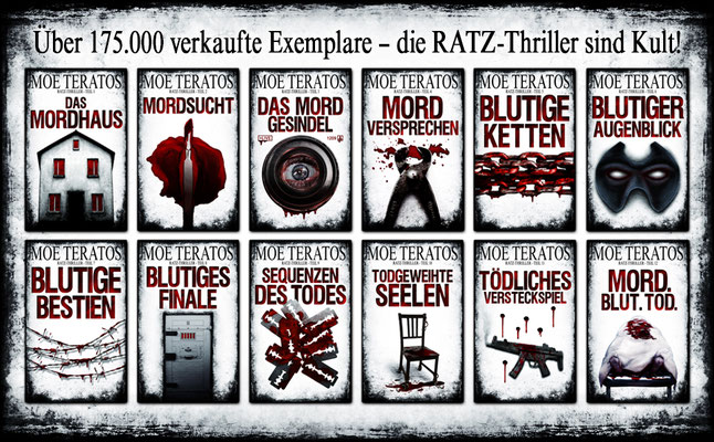 Spannende Bücher und abstrakte Acrylbilder