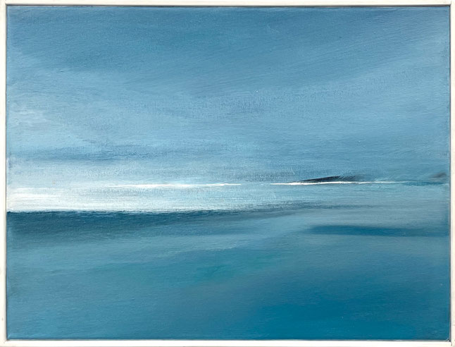 O.T., 30 x 40 x 4 cm, Acryl auf Leinwand , 2024